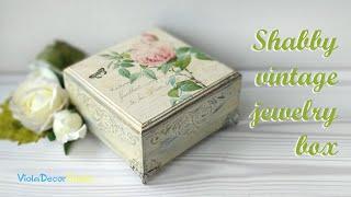 How To Decoupage A Vintage Jewelry Box