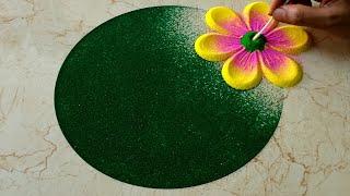 Beautiful Rangoli Designs | Simple Rangolis | Easy Rangolis | Satisfying | Top Rangolis by Aarti