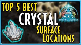 Top 5 Best Crystal Locations EASY!- Ark Survival Ascended