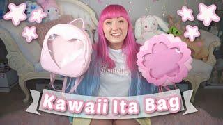 Making a KAWAII Ita Bag! | Kawaii ENAMEL PIN haul