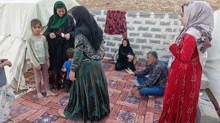 Nomadic Life: Zainab and Her Children Visit the Family – A Heartwarming Reunion