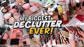 MAKEUP COLLECTION DECLUTTER! My *BIGGEST* One Yet