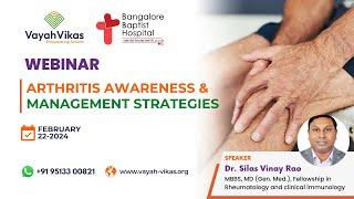 Understanding and Managing Arthritis - Baptist Hospital, Bengaluru