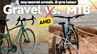 Gravel vs Mountain Biking | Worst Crash Update