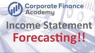 Income Statement Forecasting - How to do a 5 year forecast in excel