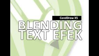 Blending Text CorelDraw #10