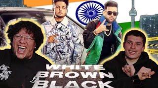 Americans React to White Brown Black - Avvy Sra | Karan Aujla | Jaani | Amanninder Singh | Desi