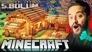 100 FARKLI HAYVAN KAPASİTELİ DEV AHIR YAPTIK! BESİN İHTİYACIMIZI ÇÖZDÜK! Minecraft 5. Bölüm