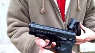 Walther P22 Fobus tok próba Zoraki 914 és 906 gázpisztollyal