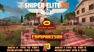 Sniper Elite VR - (Quest 2 vs. Quest 1) - Comparison