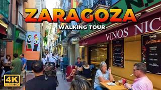 ZARAGOZA 2024 en una TARDE (Walking Tour)ESPAÑA 4K 