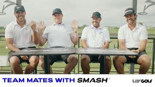 Team Mates with Smash GC | Brooks Koepka, Jason Kokrak, Chase Koepka, and Matthew Wolff