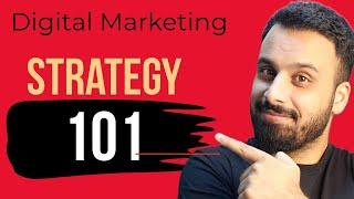 Step by step Digital Marketing strategy for a client (or Case study for interview)