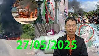 XOV XWM sib ceg nrog poj niam npaum tawm muaj tsheb loj hlawv kub nyhiab tag 27-05-2025