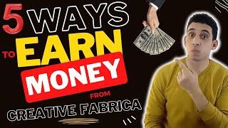 The 5th way is incredible:How to make money online using Creative Fabrica