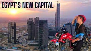 Egypt's New Capital | Explore by Motorcycle | العاصمة الادارية الجديده بالموتسيكل