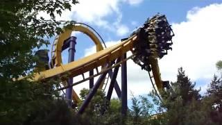 Batman: The Ride Raw Footage Six Flags Great America