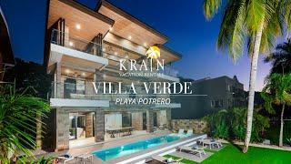 Explore the beachfront beauty of Villa Verde, one of the TOP Luxury Homes to RENT in Playa Potrero.