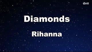 Diamonds - Rihanna Karaoke 【No Guide Melody】 Instrumental