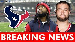 Texans SHOCKER Diontae Johnson Released Ahead of Divisional Round + Cade Stover To IR