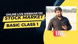 Basic of stock market class 1 live with manish arya