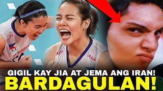 PHILIPPINES, BINOKYA ANG IRAN! JIA AT JEMA GALANZA, PAWER! POWER! AVC VOLLEYBALL 2022