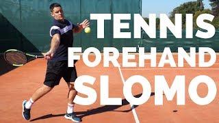 Tennis Forehand Slow Motion - Simon - Top Tennis Training