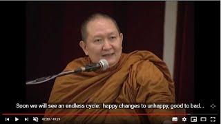 Dhamma Talk with English Subtitle by venerable Pramote Pamojjo teaching Vipassana Meditation