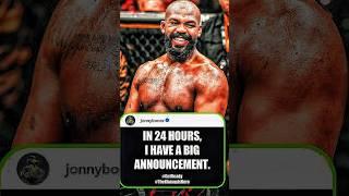 I Have A Big Announcement #ufc #jonjones #mma
