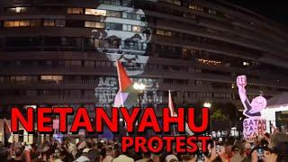 LIVE From NETANYAHU PROTEST Outside His DC Hotel