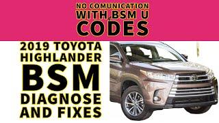 Toyota Blind Spot Monitoring System Malfunction Explained Part#1