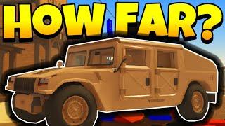 How Far Can You Get With The Humvee In Dusty Trip