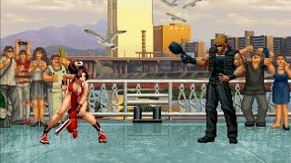 MUGEN KOF - MAI SHIRANUI [不知火 舞] VS CLARK STEEL [クラーク・スティル]