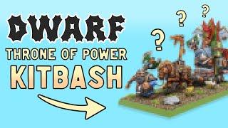 OLD WORLD KITBASH! | Creating a Warhammer The Old World Dwarf Throne of Power