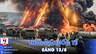 Thời sự Quốc tế sáng 13/8. Bị Nga phục kích, đoàn xe thiết giáp Ukraine nổ tung tại Kursk - VNews