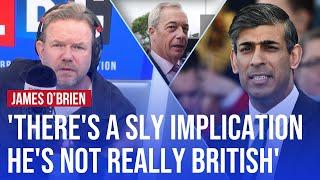 James O'Brien 'tired' of Nigel Farage's 'racist dog-whistling' | LBC