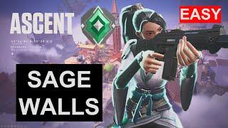 BEGINNER SAGE WALLS FOR ASCENT #sage #sagewalls #valorant