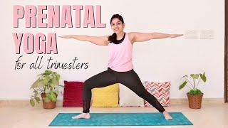 20 mins Prenatal Yoga for All Trimesters | Yoga for Pregnant Women (Follow Along)