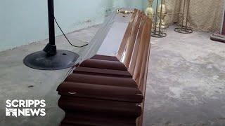 76-year-old woman pronounced dead knocks on coffin during wake