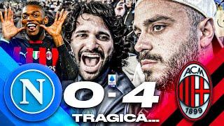 🫣 TRAGICA… NAPOLI 0-4 MILAN | LIVE REACTION NAPOLETANI AL MARADONA HD