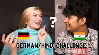 German / Hindi pronunciation Challenge! Foreigner speaks fluent Hindi!!