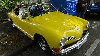 1955 - 1974 Volkswagen Karmann Ghia Cabrio - Exterior + Interior - Oldtimer Meeting Baden-Baden 2024