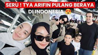 SERU ! TYA ARIFIN & ASYRAF KHALID PULANG BERAYA DI INDONESIA 