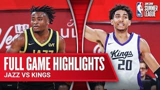 JAZZ vs KINGS | NBA SUMMER LEAGUE | FULL GAME HIGHLIGHTS