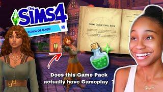 Playing with Occults for the first time In The Sims 4 !| Realm Of Magic Game Pack