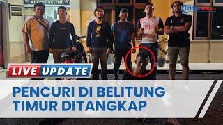 Polisi Menangkap Pencuri yang Gasak 4 Toko Emas dan Konter Handphone di Belitung Timur