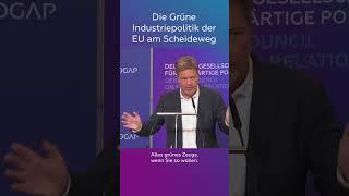 Robert Habeck: "Nicht Klimaschutz gefährdet Arbeitsplätze, sondern Klimawandel!"