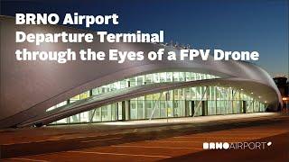 BRNO Airport - Departure Terminal through the Eyes of a FPV Drone