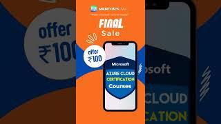 Grab any Azure course for just 100 Rs | Mentors Tag is offering an incredible deal