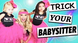 How to: Trick your babysitter featuring Rebecca Zamolo!!!| ForeverandForava